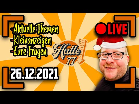 Live aus der HALLE77 - Der WEIHNACHTSSTREAM !!!