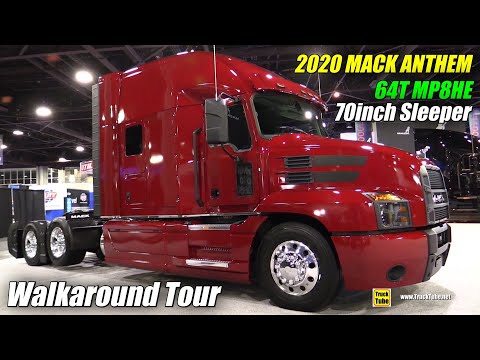 2020 Mack Anthem 64T MP8HE 70inch Sleeper Truck - Exterior Interior Walkaround