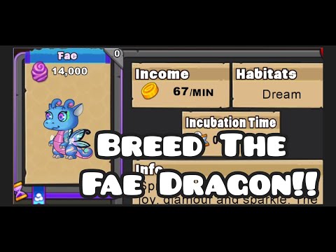 How to breed Fae Dragon in Dragonvale(Breeding Guide/Breeding Tips) - Add Friend ID
