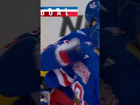 The Breadman banks it in for his second of the night #artemipanarin #nyr #nhl #hockey #goal