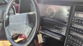 1993 Cadillac Allante Cold Start