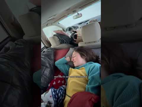 What is your simple car camping setup? Here's ours! #camping #subaru #camp #outdoors #carcamping