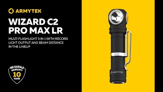 Stirnlampe Armytek Wizard C2 Pro MAX LR Kaltlicht