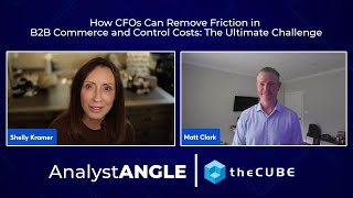 How CFOs Can Remove Friction in B2B Commerce and Control Costs: The Ultimate Challenge|AnalystANGLE