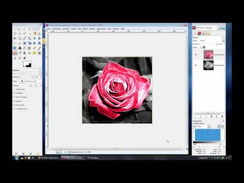 [GER]Gimp Tutorial  Einfärben eines schwarzweiß bildes