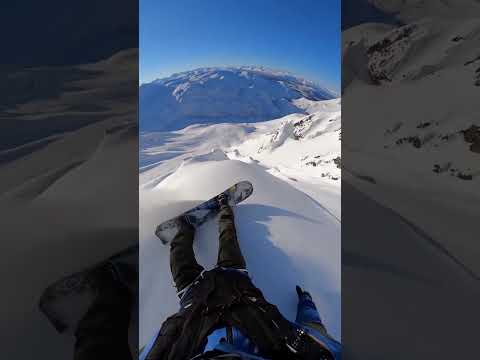 Snowboarding Down A Mountain 🏔️