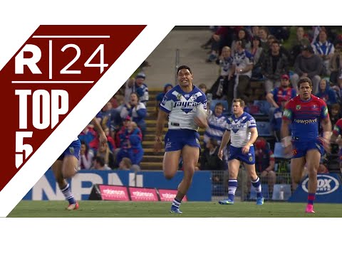 NRL: Top 5 Tries - Round 25 | Feat. Rona, Ross, Widdop, Hunt & Brooks