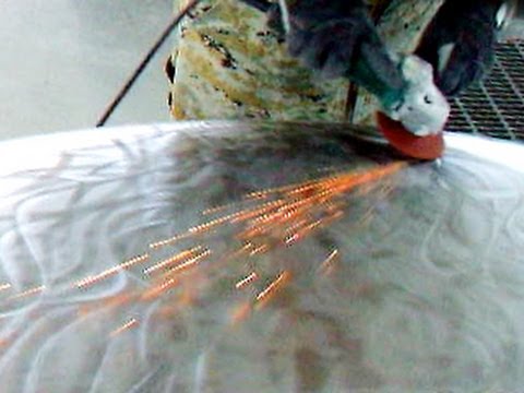 カスタムペイント・グラインダータトゥー・part2　How to paint Ground Metal 2/3