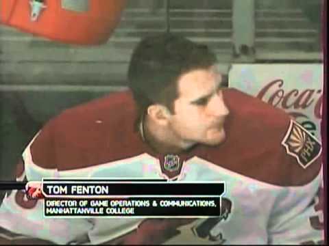 Tom Fenton signed by the Phoenix Coyotes
