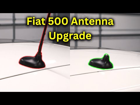 Fiat 500 Antenna Removal and Delete Kit