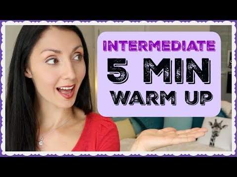 INTERMEDIATE 5 Minute Vocal Warm Up: ALL VOICE Types