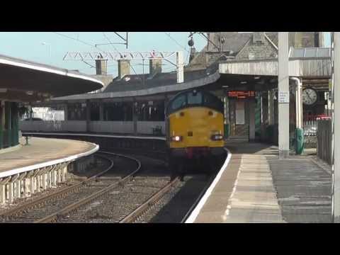 DRS 37/20's in action, on the flasks at Carnforth 28th September 2013 THRASH !!!