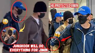 Download lagu Jungkook Instinctively Protects and Hugs Jimin at the Airport… Then THIS Happened 😳 mp3