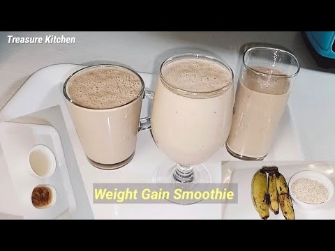 How To Make Banana Oat Smoothie | Gain Healthy Weight Within 7 Days With This - No Fail Recipe
