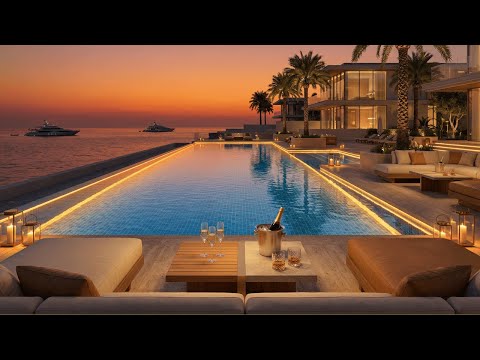 Caribbean Private Island Sunset🌙 |  Smooth Chillout Lounge for Relaxing Nights - 2hrs