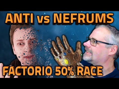 [Factorio Speedrunner vs Speedrunner] 50% Race - AntiElitz vs. Nefrums [#8]