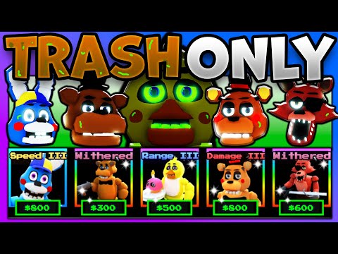 TOP 5 WORST UNITS ONLY!!! (Five Nights TD)