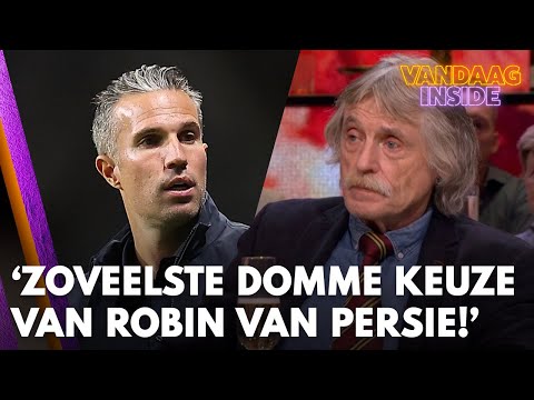 Johan Derksen na nederlaag Feyenoord: 'Robin van Persie doet nu al voor de zoveelste keer iets doms'