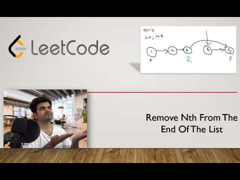 REMOVE Nth NODE FROM END OF LIST - CODING INTERVIEW QUESTION - LEETCODE 19