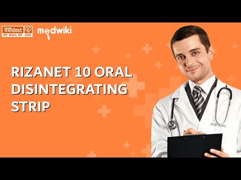 10mg Rizonet Disintegrating Strips