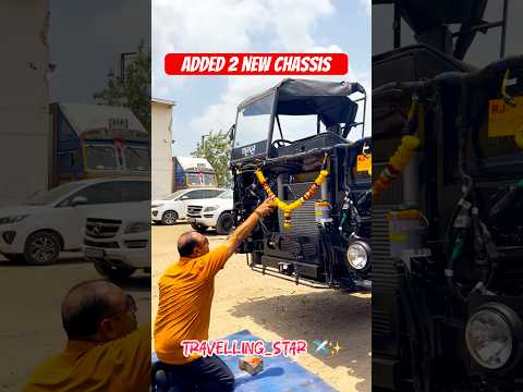 Added 2 New bs6 13.5 M Luxury bus chassis ✨ ll Maya Travels #reels #viral #trending #luxurybus #bs6