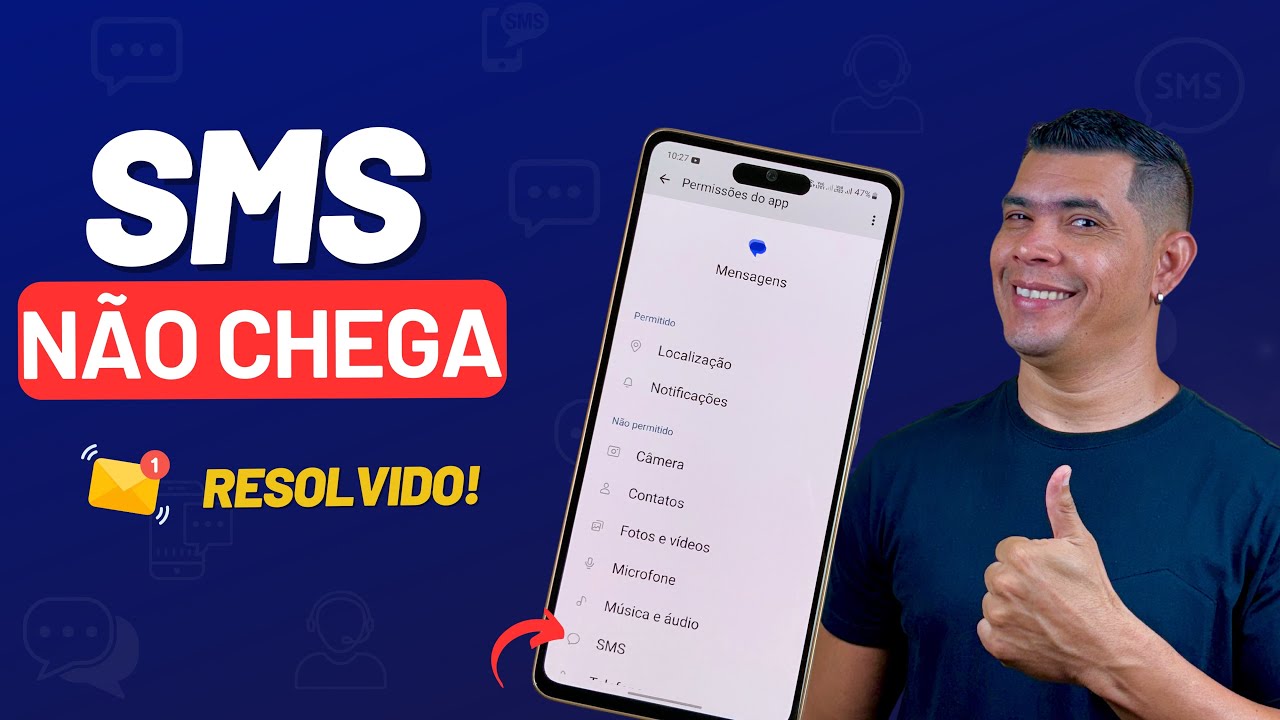 SMS NÃO CHEGA NO CELULAR? SAIBA O QUE FAZER PARA RESOLVER E VOLTAR A RECEBER MENSAGENS POR SMS.