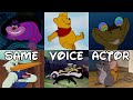 Reused Voice Actors In Old Disney Movies Compilation
