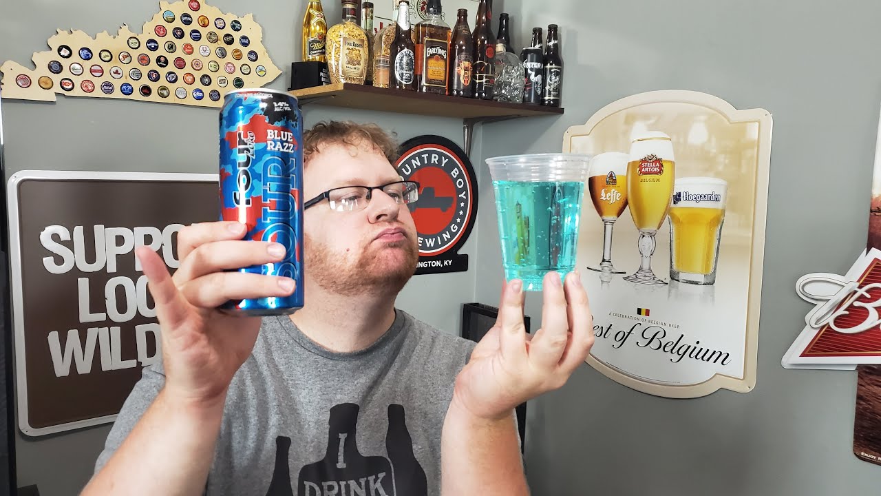 Four Loko Sour Blue Razz Review!