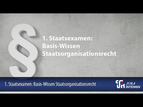 Basis-Wissen Staatsorganisationsrecht