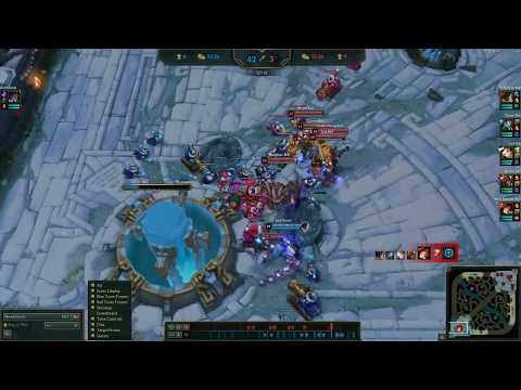 1v5 Sylas op Pentakill league of legends base defend (against bots)
