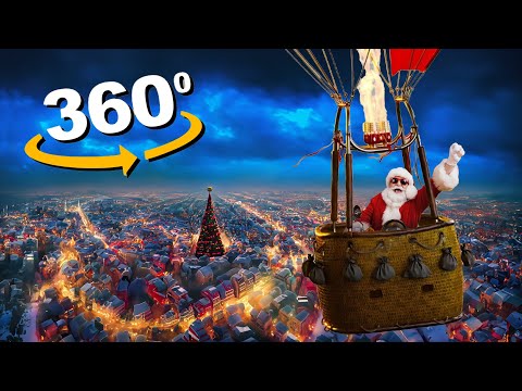Virtual reality 360°: Balloon Ride with Santa Claus!