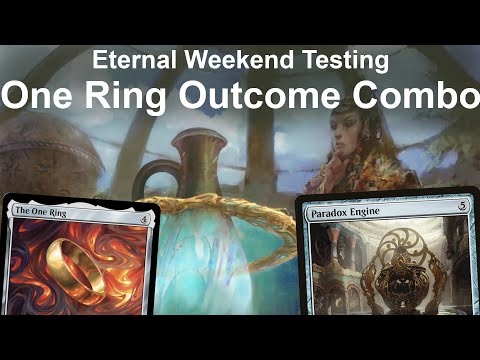 TESTING THE OUTCOMES! TonyScapone's Legacy Mono-Blue One Ring PO Combo. Eternal Weekend Test MTG