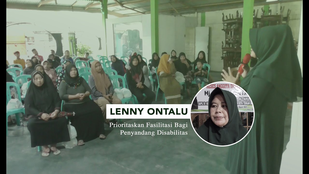 Lenny Ontalu Prioritaskan Fasilitasi Bagi Penyandang Disabilitas