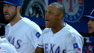 MIL@TEX: Gallo, Beltre in awe of Gomez's moonshot