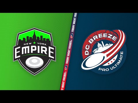 2025 Friday Night Frisbee | New York Empire vs DC Breeze | Pro Ultimate Frisbee