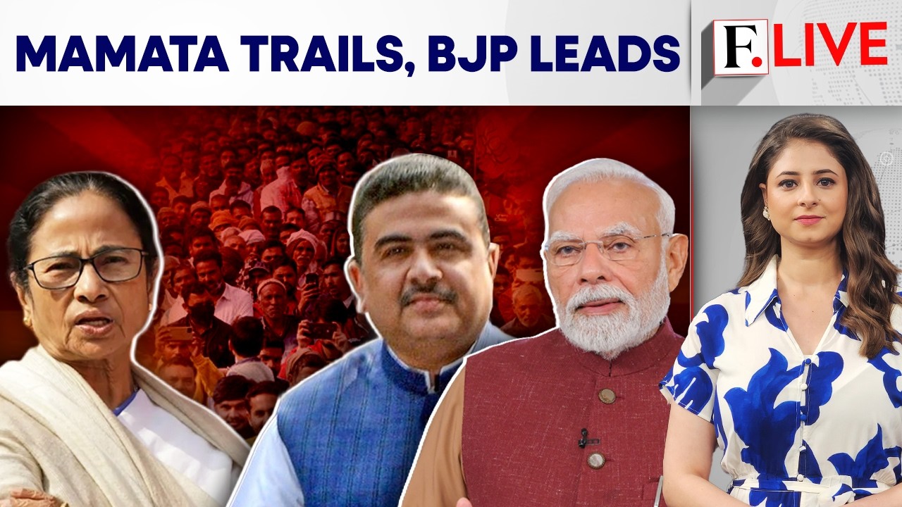 India: TMC Trails Behind PM Modi's BJP in West Bengal, TVK Ahead in Tamil Nadu | Firstpost Live