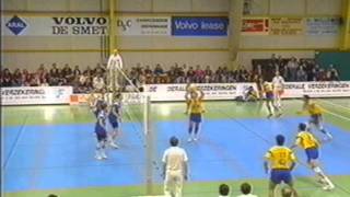 preview picture of video 'Maes Pils Zellik - Las Palmas - European Champions Cup 1992/1993 volleyball'