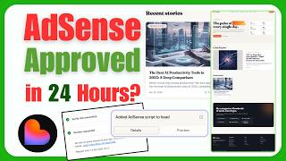 AdSense Approved in 24 Hours?! I Built a FREE Blog with AI and It Actually Worked