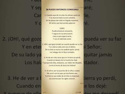 58  PUEDO ENTONCES CONOCERLE