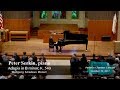 Peter Serkin, piano: Mozart’s Adagio in B minor, K. 540