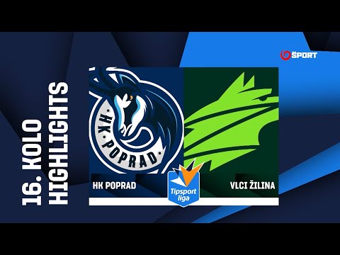 16. kolo: HK Poprad - Vlci Žilina 5:2 (1:1, 1:0, 3:1)