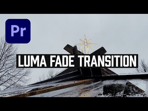 How To Make A Easy LUMA FADE Transition In Premiere Pro