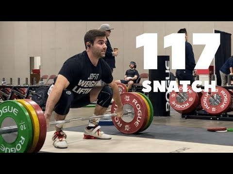 Matt Eulau (81kg) 117kg Snatch | Full Warm-Up and Snatch Session | American Open Finals 2019