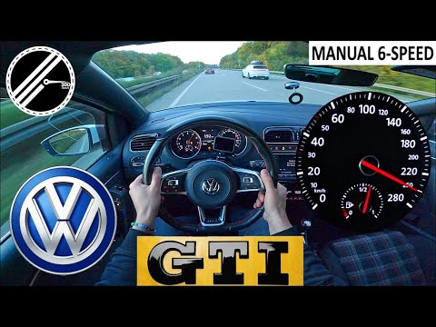 VW Polo GTI 6C | 192 PS | Top Speed Drive German Autobahn No Speed Limit POV