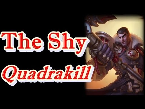 LOL Pro - The Shy Jayce Quadrakill - Korea SoloQ
