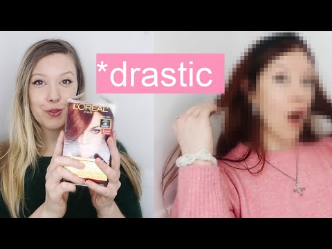 I Tried Going From Blonde To Red!