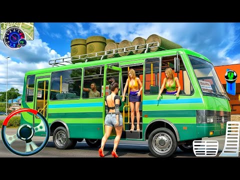 Offroad Mini Bus Simulator 2026 - Game City Mini Coach Bus Simulator! 3D Android Gameplay