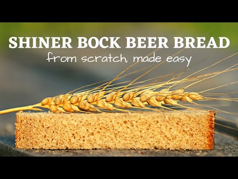 SHINER BOCK BEER BREAD recipe | How to make Beer Bread from scratch