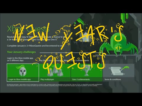 XBOX QUESTS JANUARY CHALLENGES!