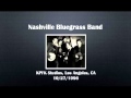 【CGUBA400】 Nashville Bluegrass Band  10/27/1996